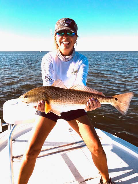 Angler Lisa Teel with a great catch!